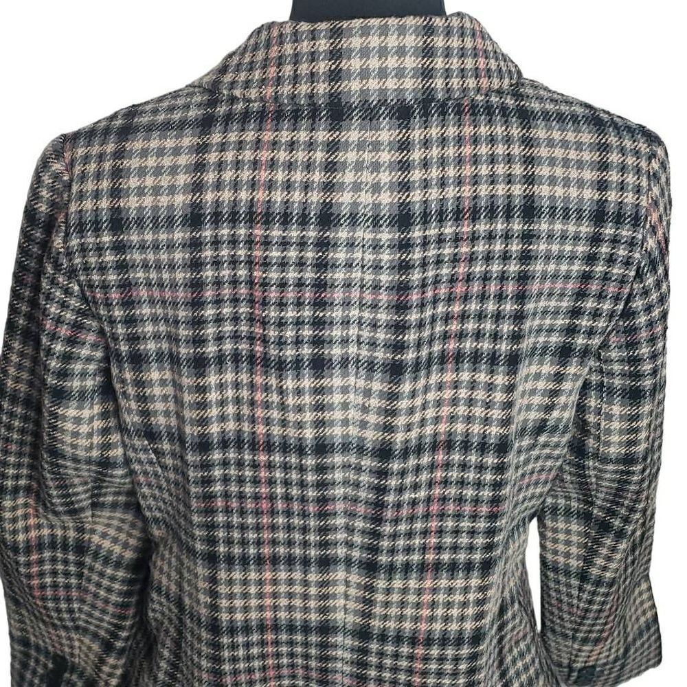 ‎Talbots Gray Plaided Blazer - Picture 4 of 14